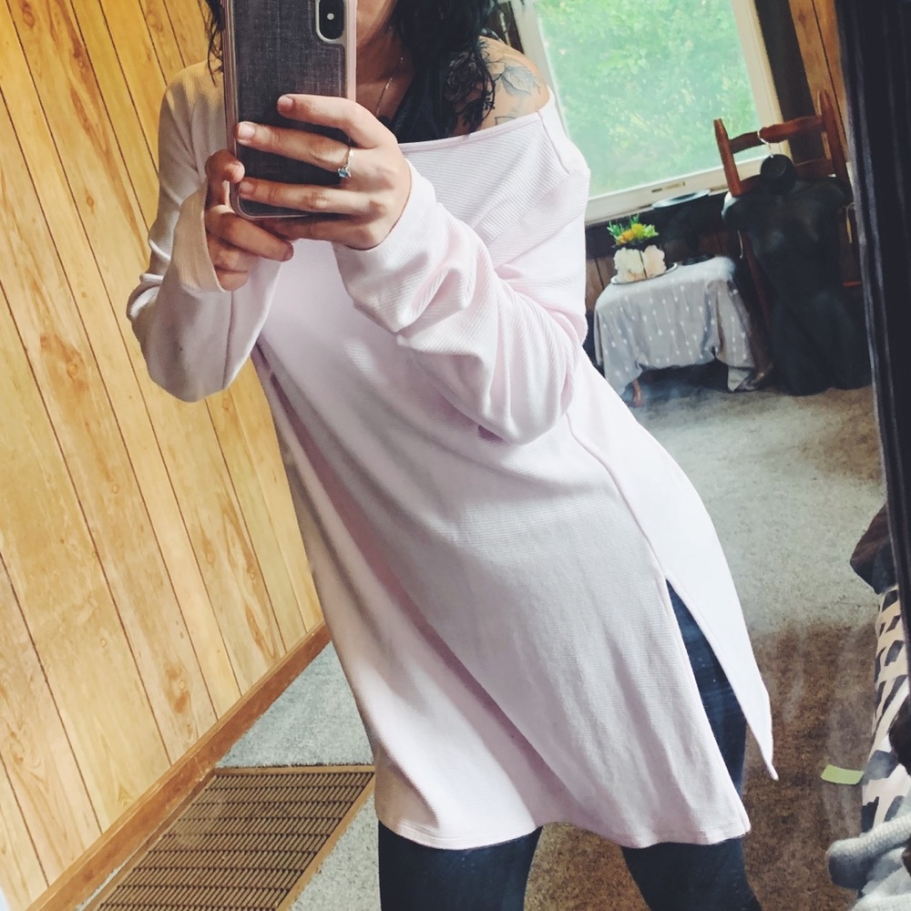light pink J. Jill sweater